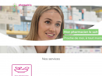 pharmacie.lu Webseite Vorschau