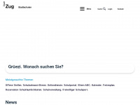 stadtschulenzug.ch Webseite Vorschau