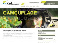 ssz-camouflage.ch Webseite Vorschau