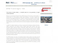 sfb-transregio103.de Webseite Vorschau