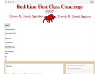 redline-firstclass-concierge.com Webseite Vorschau