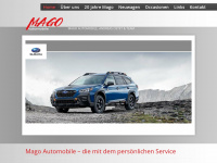mago-automobile.ch Webseite Vorschau