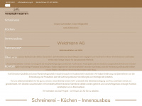weidmann-ag.ch Webseite Vorschau