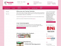 trachsel-getraenke.ch Webseite Vorschau