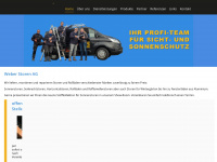weber-storen.ch Webseite Vorschau