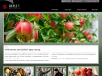 geiser-agro.com Webseite Vorschau