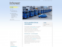 infangertransporte.ch Webseite Vorschau
