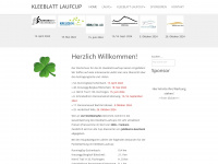 kleeblatt-laufcup.ch Webseite Vorschau