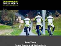 towersports-raceteam.ch Webseite Vorschau