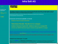 infrasoft.ch Webseite Vorschau