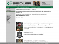 seidler-waffen.at Webseite Vorschau