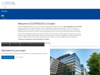 euraxess.hr Webseite Vorschau