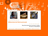 werkraummusik.com Webseite Vorschau
