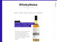 whiskynotes.be Webseite Vorschau