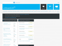 uniboard.ch Webseite Vorschau