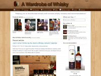 awardrobeofwhisky.com Webseite Vorschau