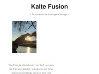 kaltefusion.ch Webseite Vorschau