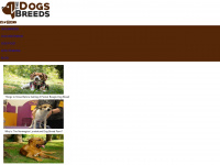 thedogsbreeds.com Webseite Vorschau