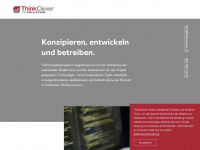 thinkclever.ch Webseite Vorschau