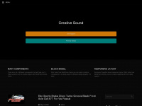 creativesound.ca Webseite Vorschau