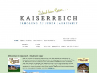 kaiserreich.at Webseite Vorschau