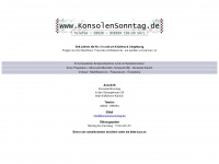konsolensonntag.de Webseite Vorschau