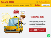 taxi-altabadia.com Webseite Vorschau
