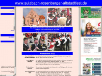sulzbach-rosenberger-altstadtfest.de Webseite Vorschau