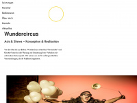 wundercircus.de Webseite Vorschau