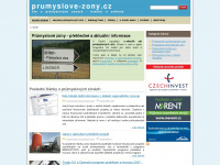 prumyslove-zony.cz Webseite Vorschau