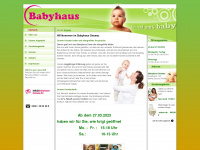 babyhaus-dessau.de Webseite Vorschau