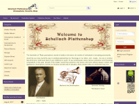 schellack-plattenshop.net Webseite Vorschau