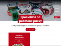 potiskpasek.cz Webseite Vorschau