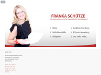 franka-schuetze.de Webseite Vorschau