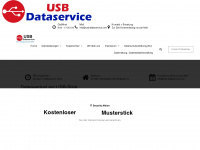usb-dataservice.com Webseite Vorschau