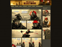blastwave-comic.com Webseite Vorschau