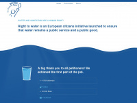 right2water.eu Webseite Vorschau