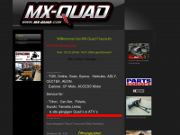 mx-quad.com Webseite Vorschau
