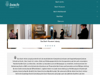 bach-leipzig.de Webseite Vorschau
