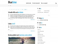 bluetime.ch Webseite Vorschau