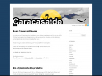 caracasa.de Webseite Vorschau
