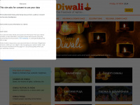 diwalifestival.org Webseite Vorschau