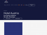 hotelaustria.com.ni Webseite Vorschau