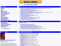 zonalatina.com Webseite Vorschau