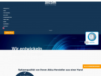 axcom-battery-technology.de Webseite Vorschau