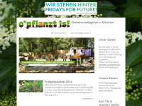 o-pflanzt-is.de Webseite Vorschau