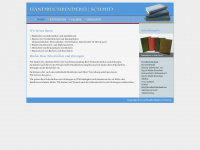 handbuchbinderei.net Webseite Vorschau