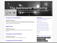 theastronomer.org Webseite Vorschau