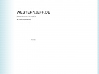 westernjeff.de Webseite Vorschau