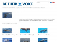 be-their-voice.com Webseite Vorschau